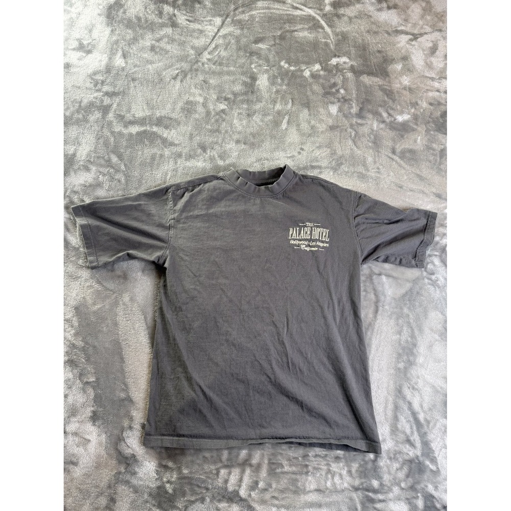 Vintage GSTR The‎ Palace Hotel Hollywood Los Angeles T-Shirt Men Size S Black